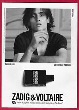 Publicité papier parfum d'occasion  Vif