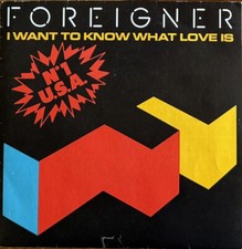 Foreigner - I Want To Know What Love Is - Vinyl 7" 45T (Single), używany na sprzedaż  Wysyłka do Poland