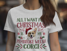 Camiseta de Natal Pembroke Galês Corgi Cachorro Natal Festivo comprar usado  Enviando para Brazil