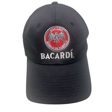 Boné masculino Bacardi rum tamanho único preto vermelho logotipo bordado ajustável comprar usado  Enviando para Brazil