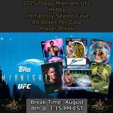 Caio Borralho - 2025 Topps Midnight UFC Hobby - 1X Case Player BREAK #2 comprar usado  Enviando para Brazil
