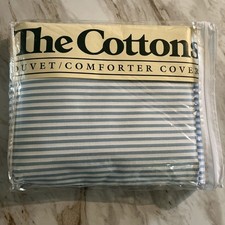 Capa de edredom/edredom dupla 100% algodão listra Oxford EUA comprar usado  Enviando para Brazil