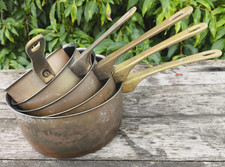Série casseroles cuivre d'occasion  Vic-sur-Seille