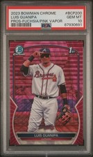 2023 Bowman Chrome Prospects Luis Guanipa vapor rosa fúcsia ref /199 PSA 10 comprar usado  Enviando para Brazil