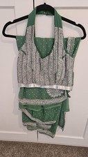 Green silver saree for sale  ERITH