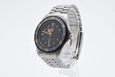 ▶[QUASE PERFEITO] Tag Heuer 972.606 Relógio Masculino Azul Moondust Profissional do Japão comprar usado  Enviando para Brazil