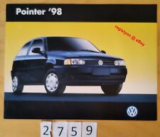VW POINTER 1998 Prospectus Mexique Espagnol 2 pages, usado comprar usado  Enviando para Brazil