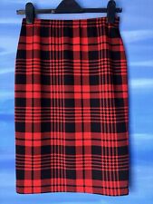 Red black tartan for sale  LIVERPOOL