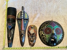 Lot wooden masks for sale  Fremont