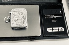 Edwardian silver vesta for sale  DUNMOW