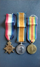 Ww1 medal trio for sale  EASTBOURNE