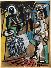 Rare gouache originale d'occasion Rare gouache originale d'occasion  Les Mureaux