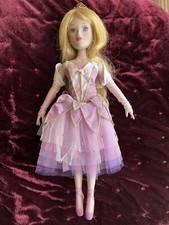 Disney Sleeping Beauty Ballerina  Porcelain Keepsake Doll Aurora 17” Tall comprar usado  Enviando para Brazil
