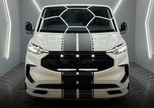 Używany, Do Ford Transit Custom 2024+ grill raptor z diodami LED i światłem do jazdy błyszczący czarny na sprzedaż  Wysyłka do Poland