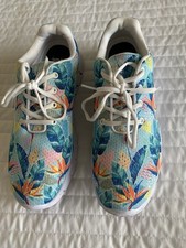 Tênis Feminino Yes We Vibe, Tamanho 9.5 M, Cores Tropicais, Gravata, Bom Estado,, usado comprar usado  Enviando para Brazil