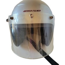 Capacete de motocicleta vintage ARTHUR FULMER "FALCON" tamanho grande helicóptero EUA comprar usado  Enviando para Brazil