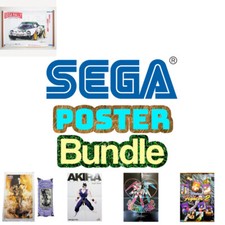 !!! Lote de pôsteres SEGA Virtua Fighter Panzer Dragoon Rally Megadrive AM2 muito raro! comprar usado  Enviando para Brazil