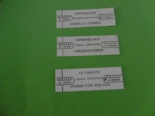 étiquettes juke box d'occasion  Villeneuve-les-Beziers