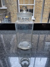 vintage glass jars for sale  LONDON