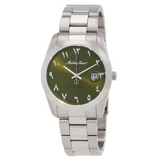 Relógio masculino Mathey-Tissot Mathy Orient mostrador árabe verde H450APEV, usado comprar usado  Enviando para Brazil