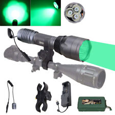 Lanterna verde 3LED tocha 800 jardas caça luz noturna mira telescópica montagem EUA comprar usado  Enviando para Brazil