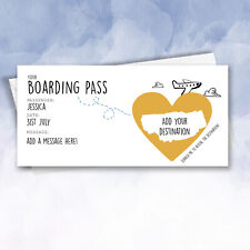 Personalised boarding ticket for sale  CHESSINGTON