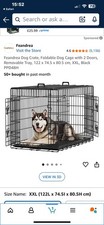 Folding dog crate for sale  PERSHORE