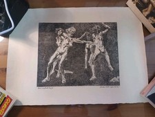 Carlo santachiara litografia usato  Bologna