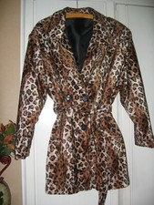 Mantel leoparden look gebraucht kaufen  Hamburg