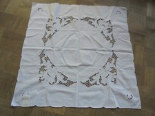 Tischdecke mitteldecke weiß gebraucht kaufen  Schliersee