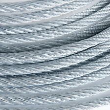 3/8" Galvanized Aircraft Cable Steel Wire Rope 7x19 (150 Feet) comprar usado  Enviando para Brazil