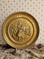Vintage round brass for sale  FORFAR