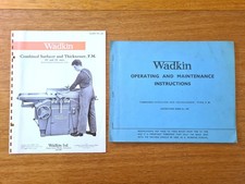 Wadkin surfacer thicknesser for sale  LEICESTER