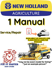 NOVO HOLLAND TS6000 COMBINADO CARREGADOR DE CANA-DE-AÇÚCAR MANUAL DE REPARO PDF USB, usado comprar usado  Enviando para Brazil