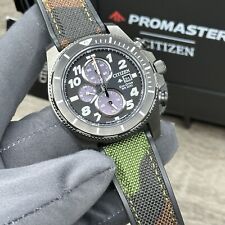 MSRP $550✅ Citizen Eco-Drive Promaster relógio masculino camuflado resistente CA0727-04E, usado comprar usado  Enviando para Brazil