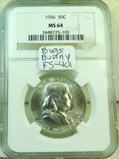 1956 franklin half for sale  Hoschton
