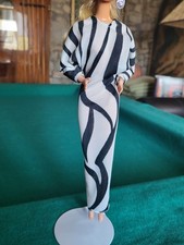 Vtg Barbie Doll Fashion Fantasy Star Struck #4814 Black White Zebra Print 1983 comprar usado  Enviando para Brazil