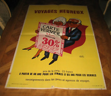 Ancienne affiche publicitaire d'occasion  Neuville-aux-Bois
