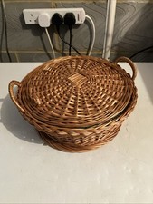 Vintage wicker woven for sale  SHEERNESS