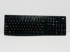 Logotipo de teclado Logitech K270 sem fio confiável compacto resistente a derramamentos *sem taco comprar usado  Enviando para Brazil