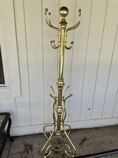 Casaco de metal tom bronze vintage hall árvore chapéu rack decoração dourada comprar usado  Enviando para Brazil