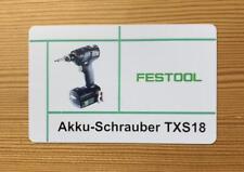 Systainer beschriftungskarte f gebraucht kaufen  Potsdam