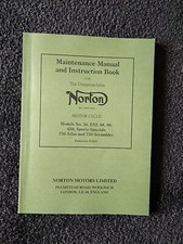 Norton maintenance manual. for sale  BICESTER