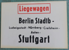 Riginales zuglaufschild liegew gebraucht kaufen  Bad Reichenhall