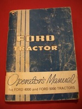 Manual antigo de operadores de tratores Ford para tratores F 400 e 5000 comprar usado  Enviando para Brazil