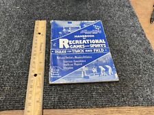 Spalding's 1937 Juegos recreativos y reglas deportivas de pista y campo edición física segunda mano  Embacar hacia Mexico