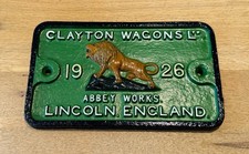 Wagon plate clayton for sale  BIRKENHEAD