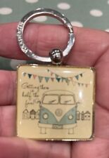 Metal enamelled keyring for sale  OTLEY