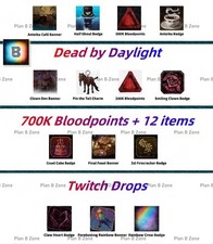 Dead by Daylight: Twitch Drops-700K Bloodpoints+12 itens comprar usado  Enviando para Brazil