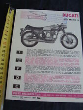 Foglio pubblicitario moto usato  Santena